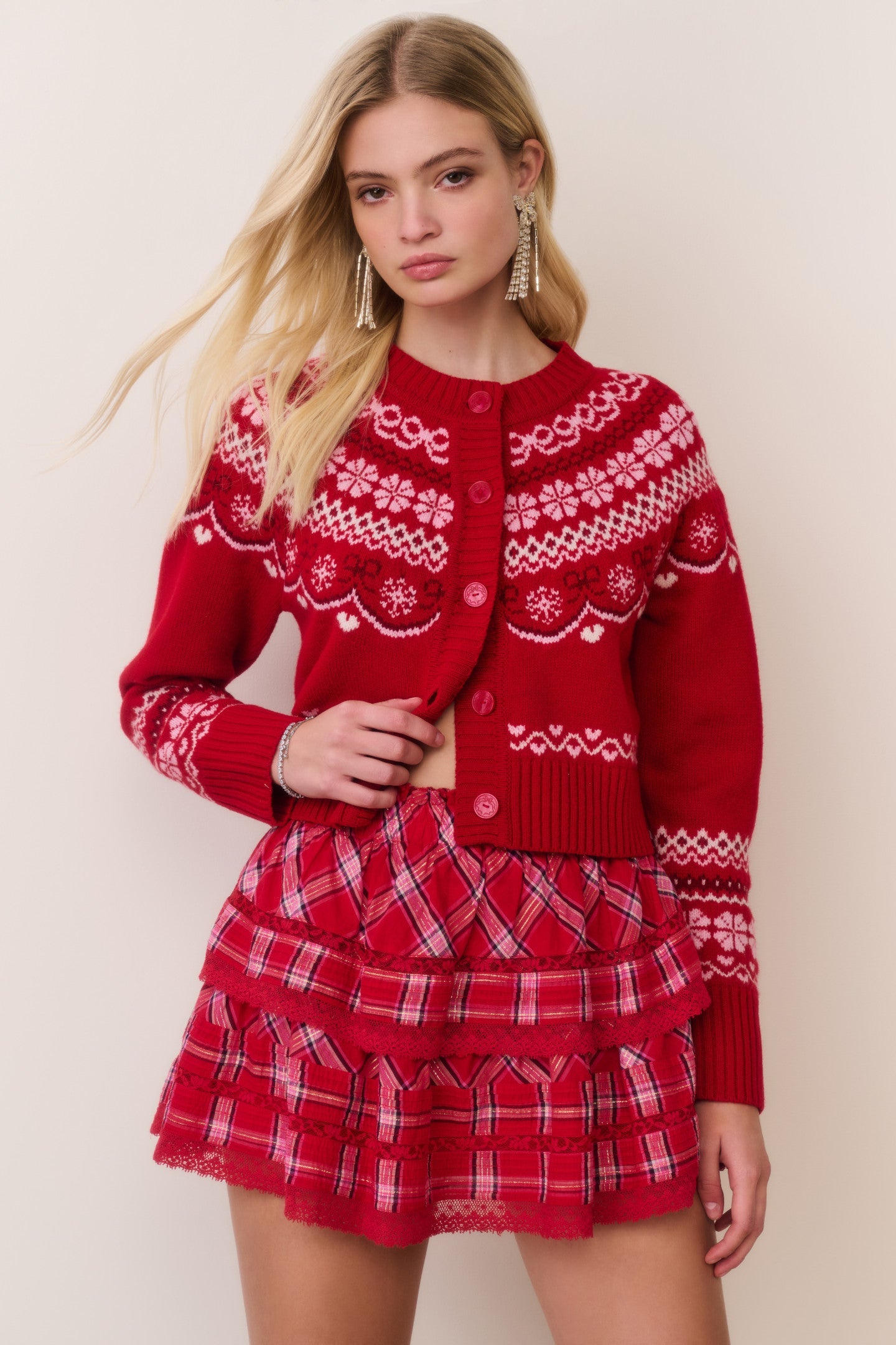 Shantae Wool Fair Isle Cardigan